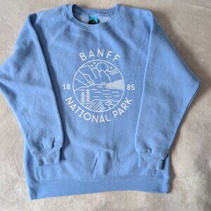 3/$30 Cozy Banff National Park crewneck sweater
